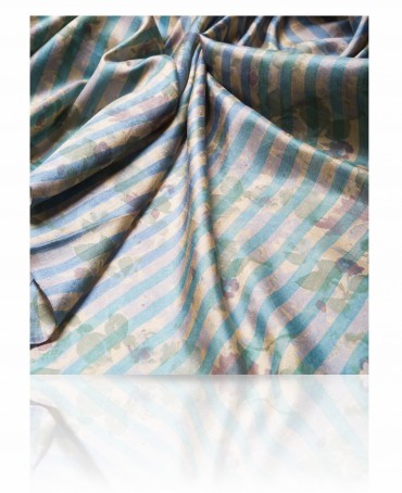 Палантин Женский SN-LAVEND.STRIPE/BLUE